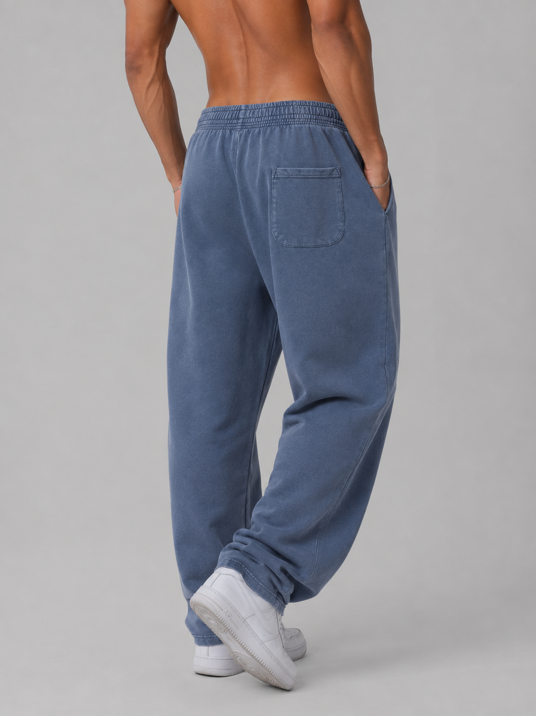 UNISEX VINTAGE WASH LOOSE SWEATPANTS