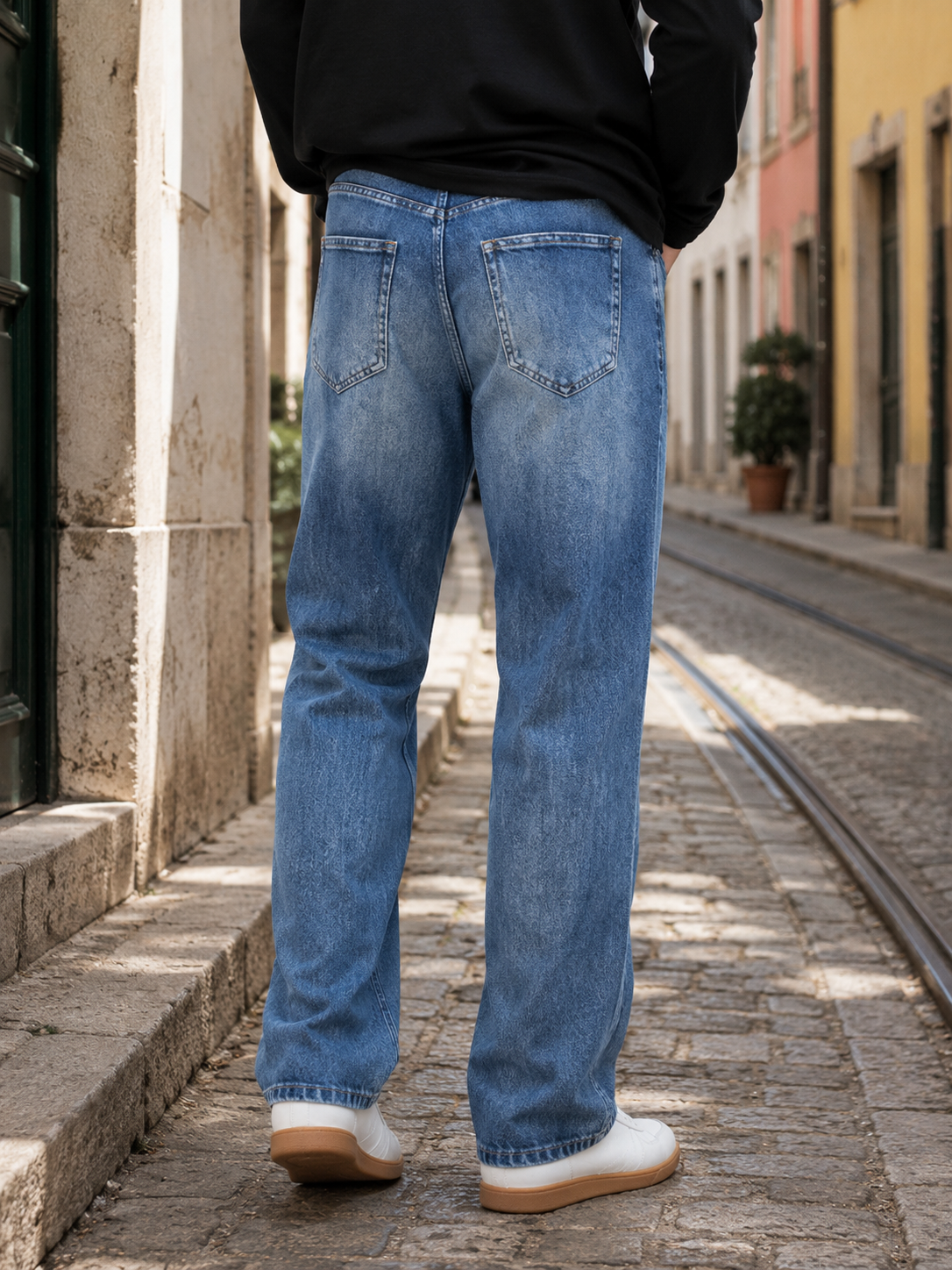 SUN FADE HEAVYWEIGHT DENIM JEANS