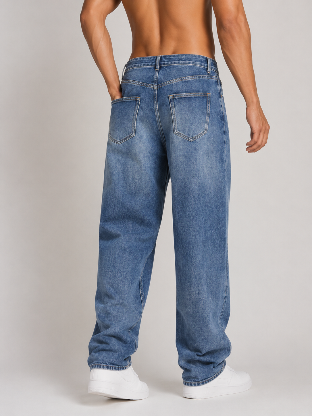SUN FADE HEAVYWEIGHT DENIM JEANS