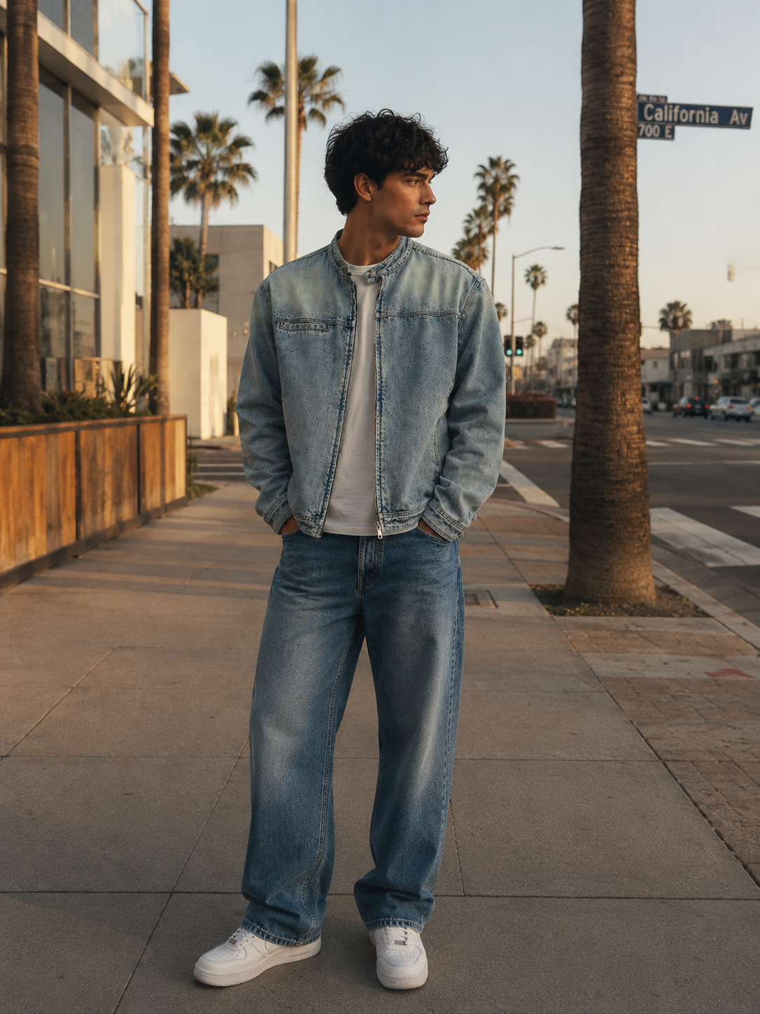 SUN FADE HEAVYWEIGHT DENIM JEANS