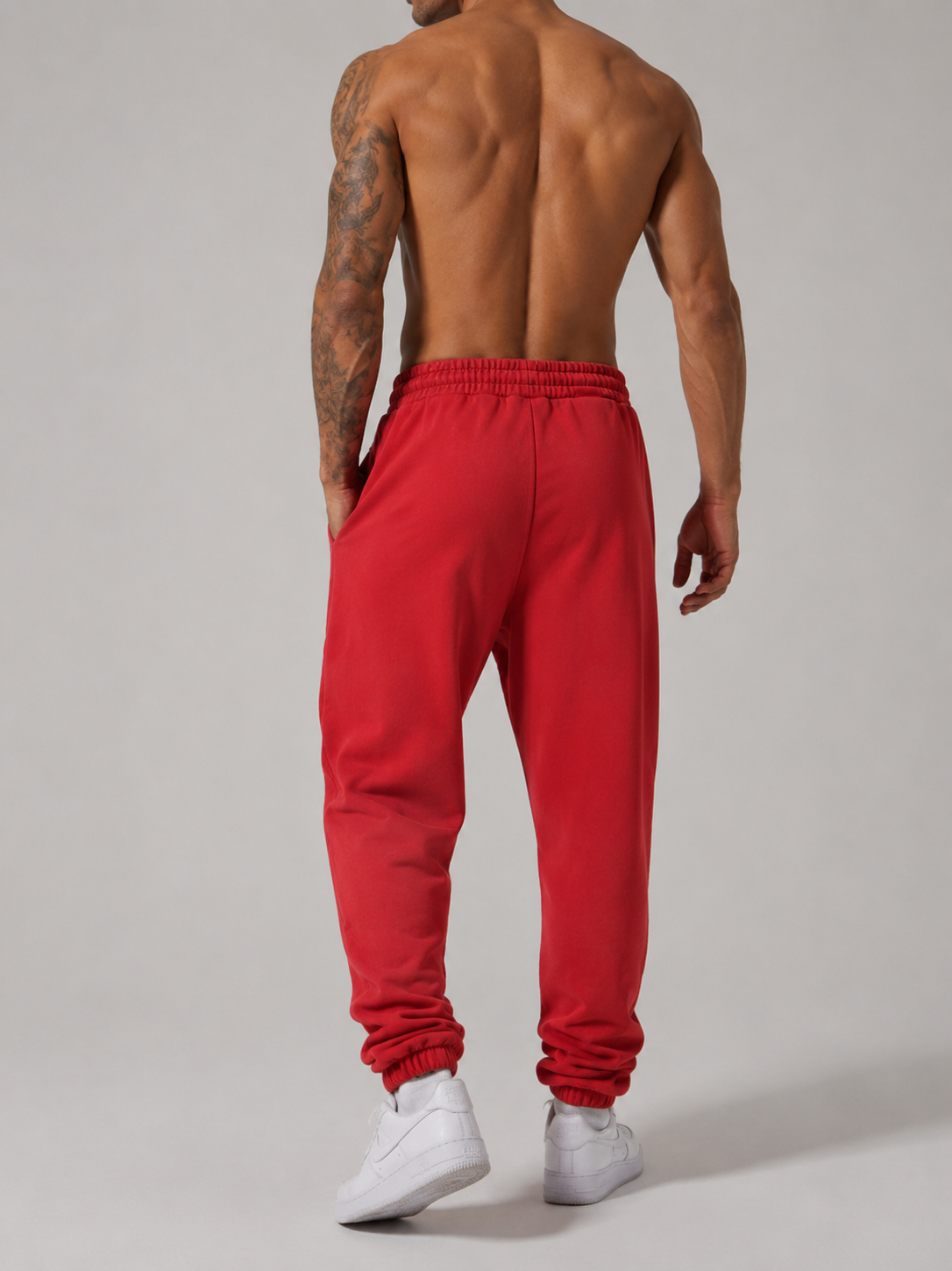 FLEECED JOGGER SWEATPANTS