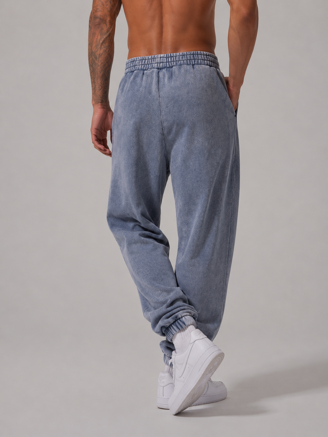 FLEECED JOGGER SWEATPANTS