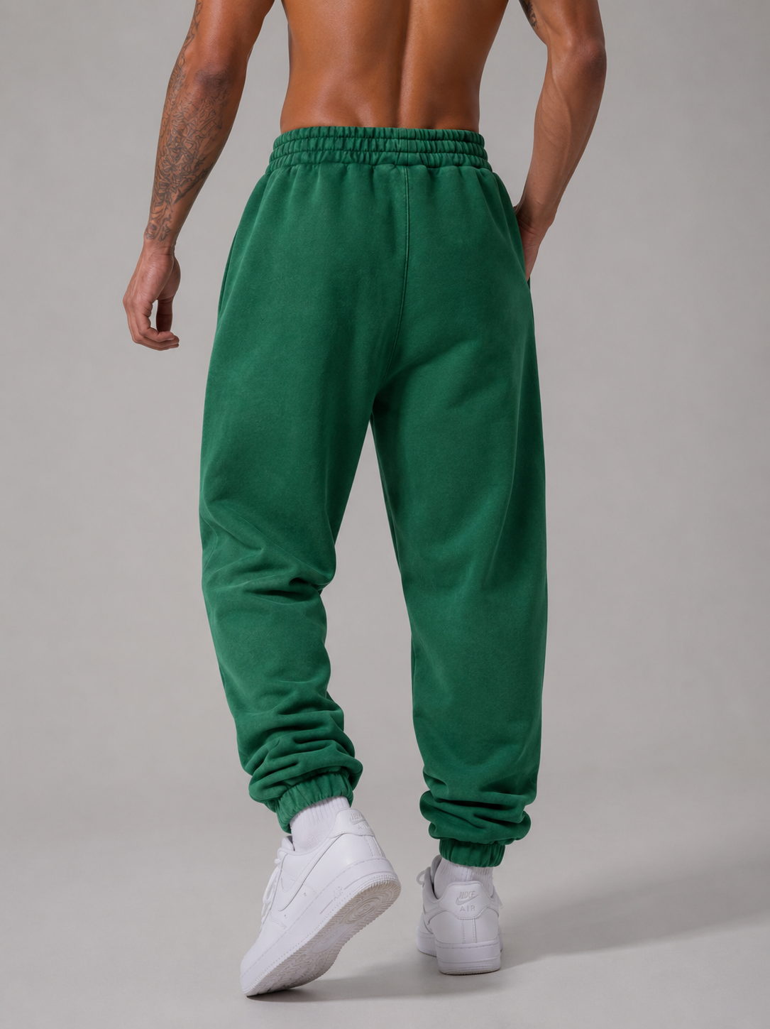 FLEECED JOGGER SWEATPANTS