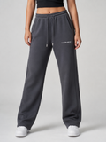 ESSENTIAL DRAWSTRING STRAIGHT-LEG SWEATPANTS