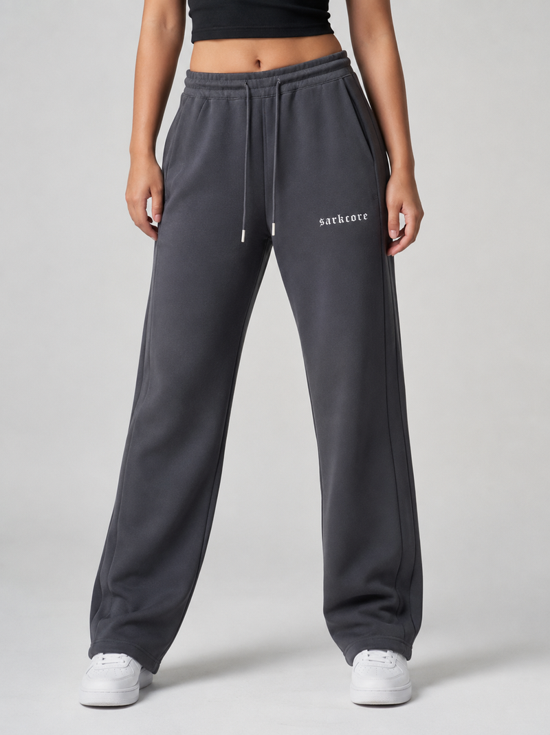 ESSENTIAL DRAWSTRING STRAIGHT-LEG SWEATPANTS