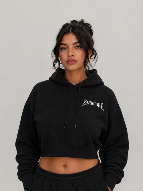ESSENTIAL CROPPED HOODIE