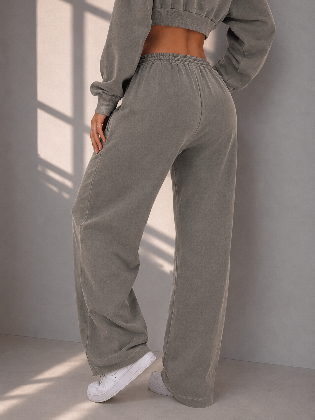 VINTAGE WASHED DRAWSTRING SWEATPANTS