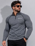 MEN'S QUARTER-ZIP PERFORMANCE LONG SLEEVE T-SHIRT