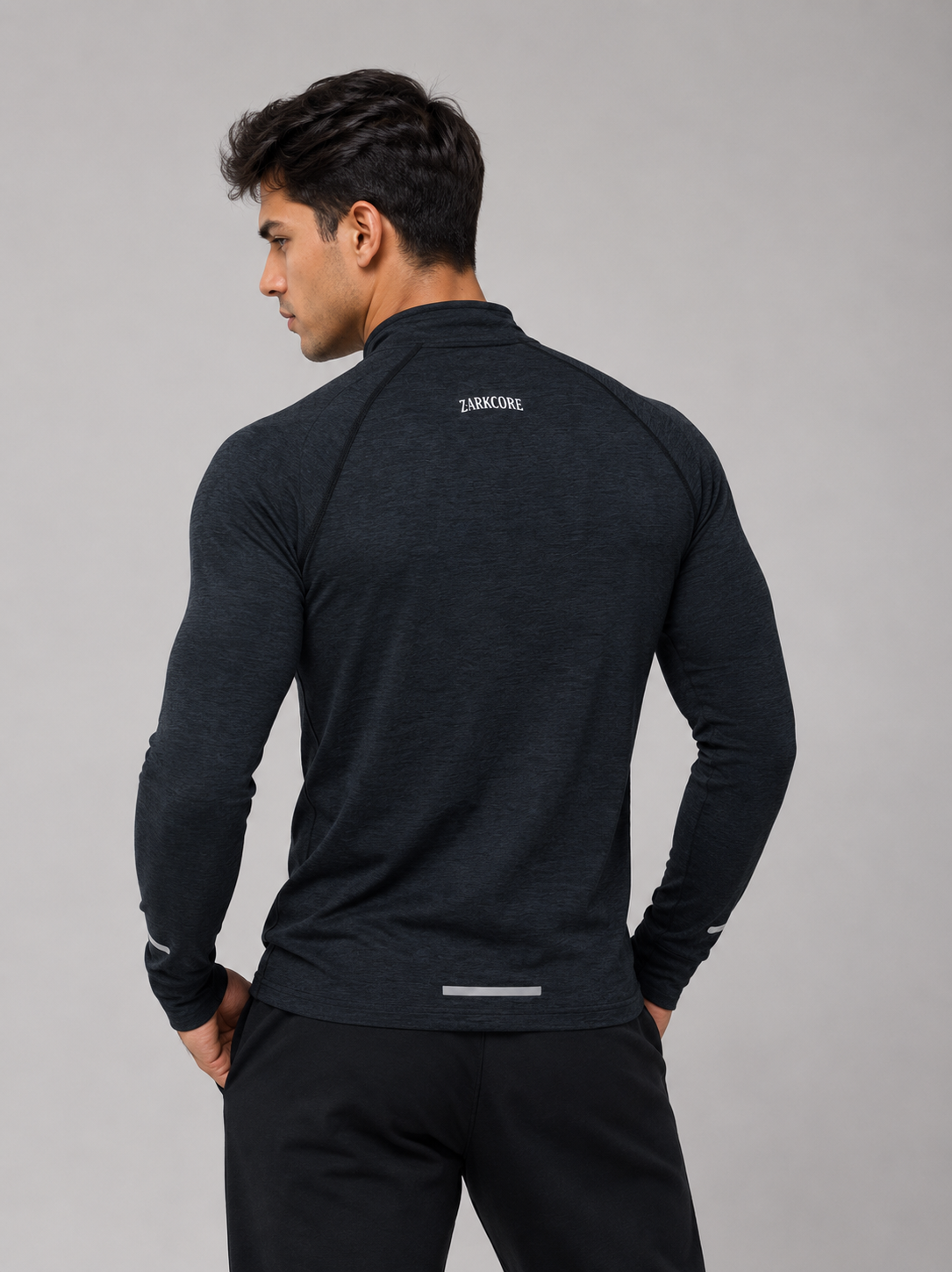 MEN'S QUARTER-ZIP RAGLAN TRAINING T-SHIRT