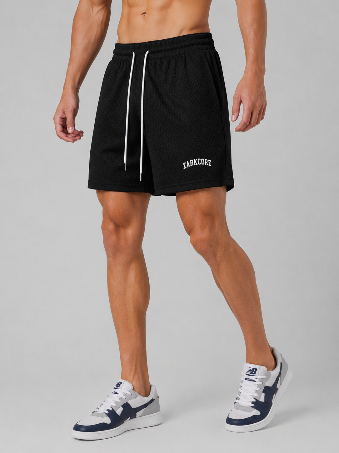 MESH DRAWSTRING SHORTS