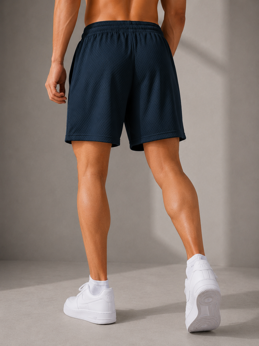 MESH DRAWSTRING SHORTS