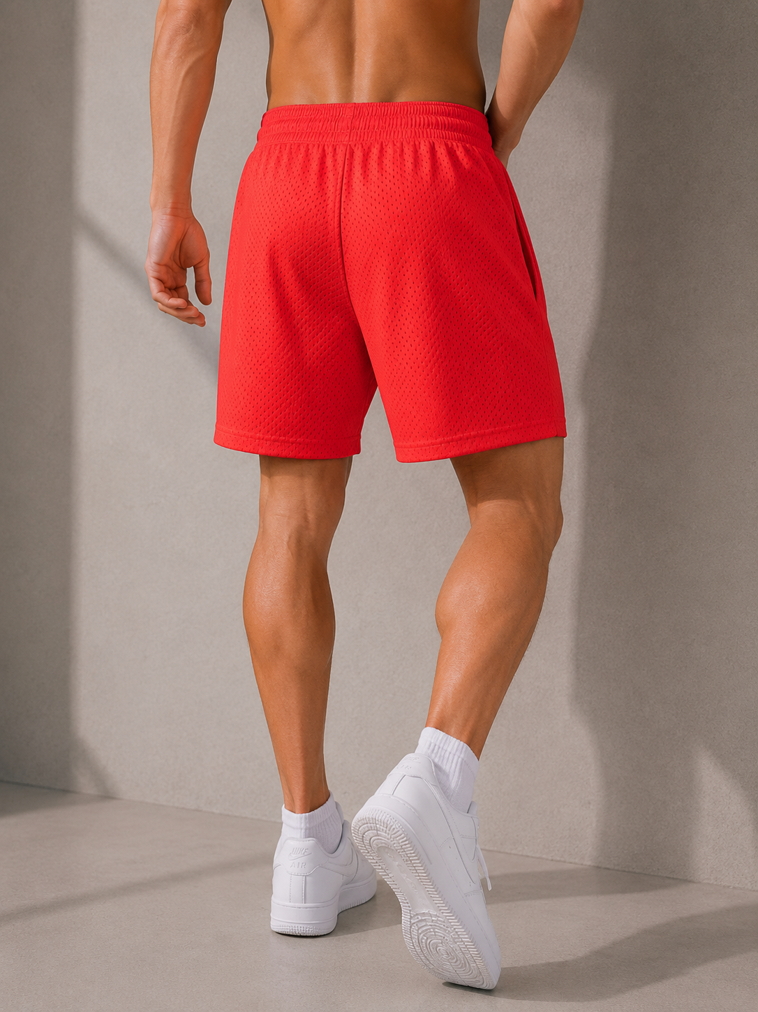MESH DRAWSTRING SHORTS