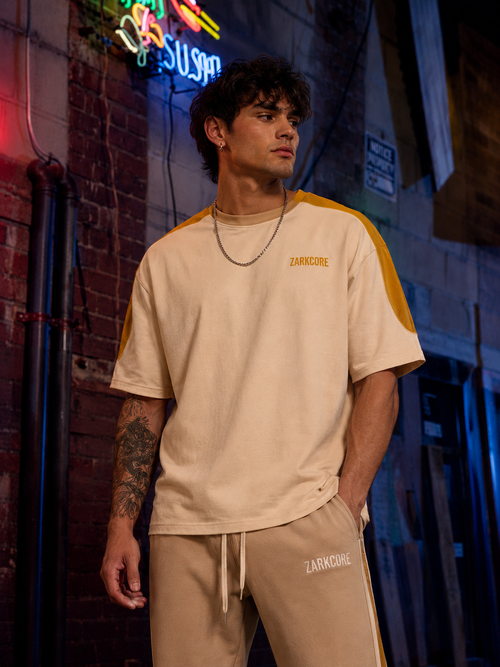 COLOR BLOCK OVERSIZED T-SHIRT