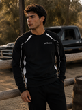 CONTRAST PANEL RAGLAN SWEATSHIRT