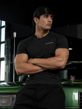 MEN'S JACQUARD SLIM MESH T-SHIRT