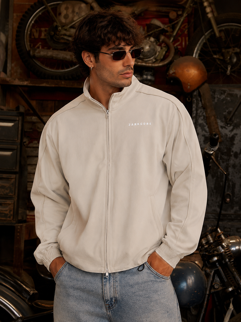 ESSENTIAL HEAVYWEIGHT STAND COLLAR JACKET