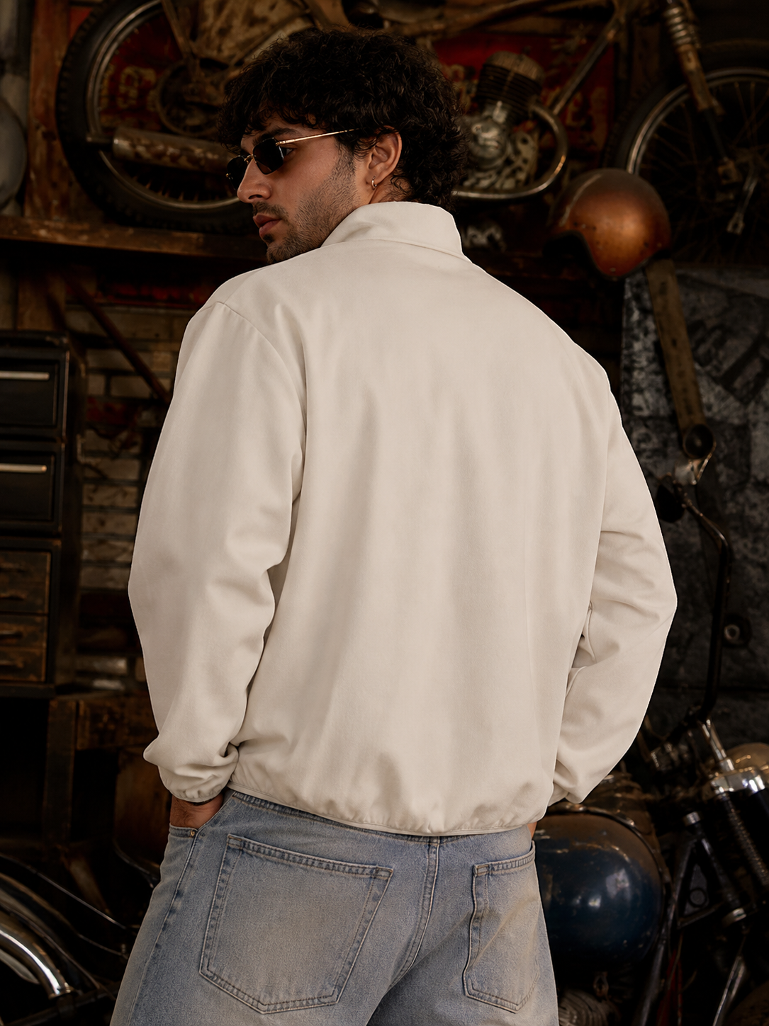 ESSENTIAL HEAVYWEIGHT STAND COLLAR JACKET