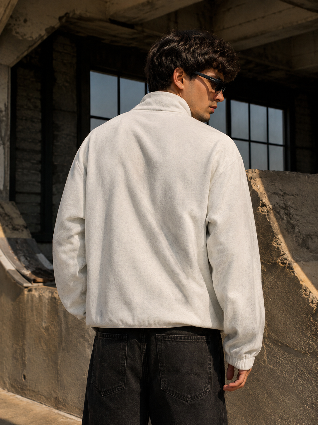 ESSENTIAL HEAVYWEIGHT STAND COLLAR JACKET