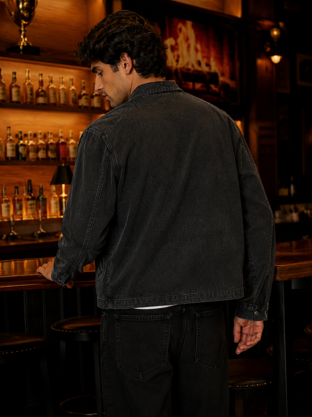 DENIM VINTAGE WASHED JACKET