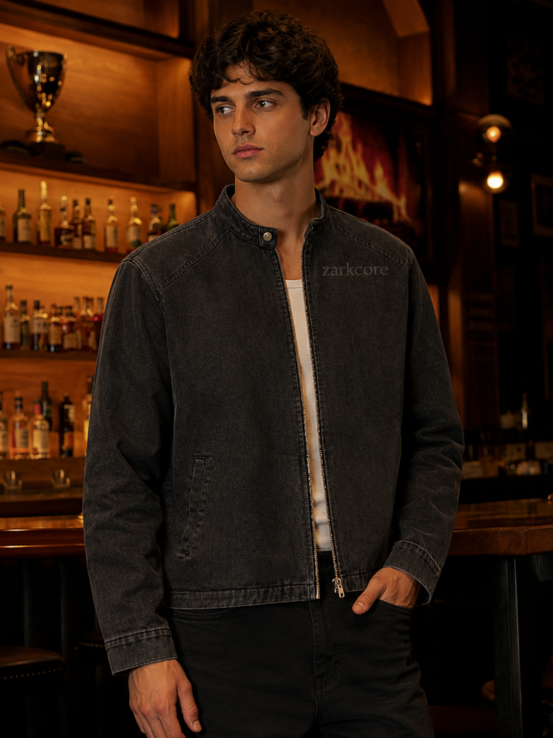DENIM VINTAGE WASHED JACKET