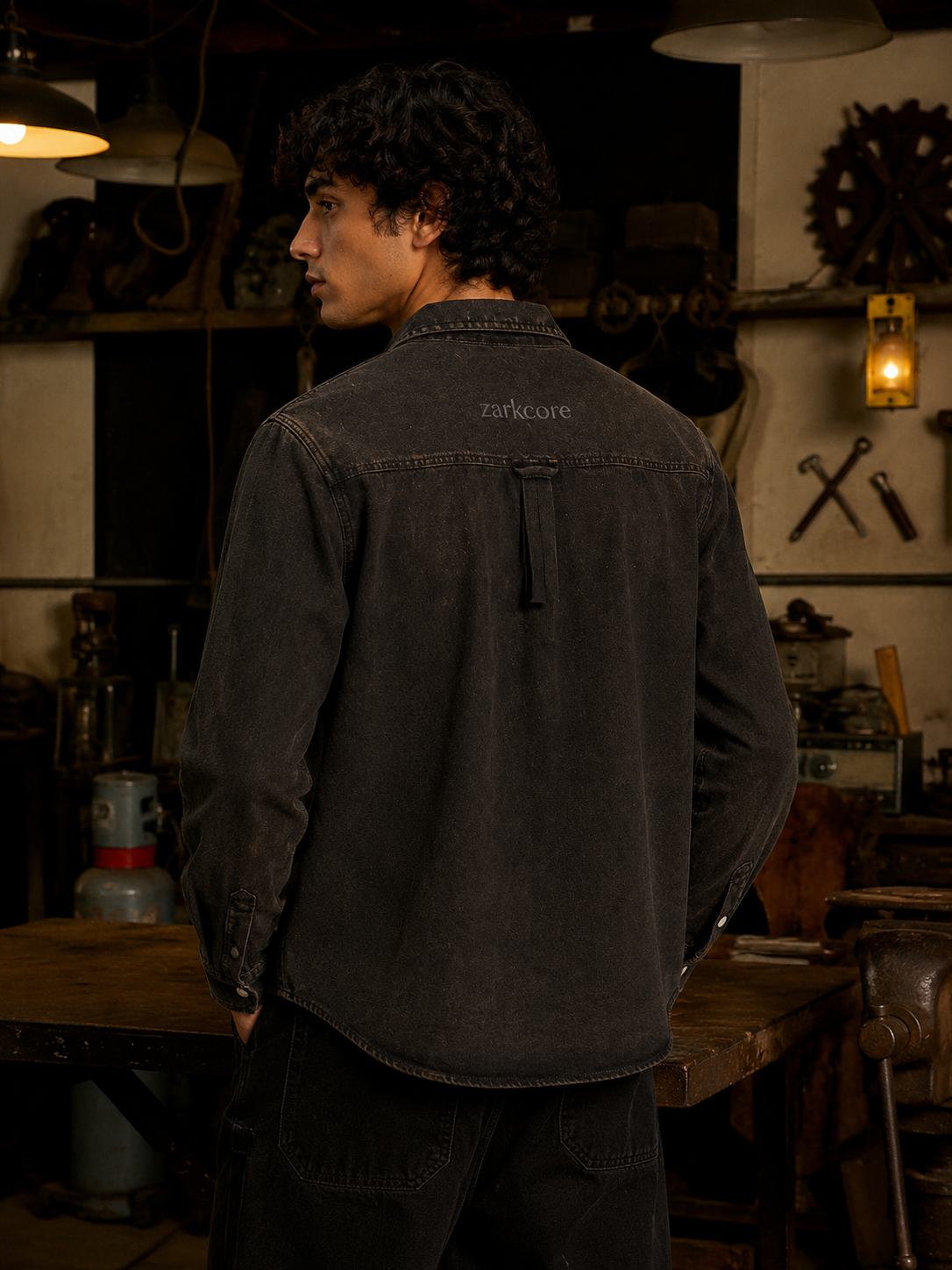 DENIM VINTAGE WASHED HEAVYWEIGHT JACKET