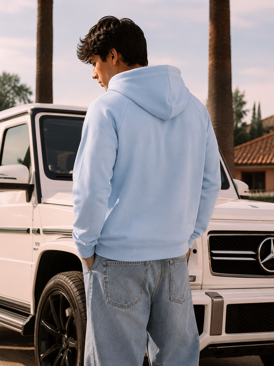 HEAVYWEIGHT RAGLAN SLEEVE ZIP HOODIE