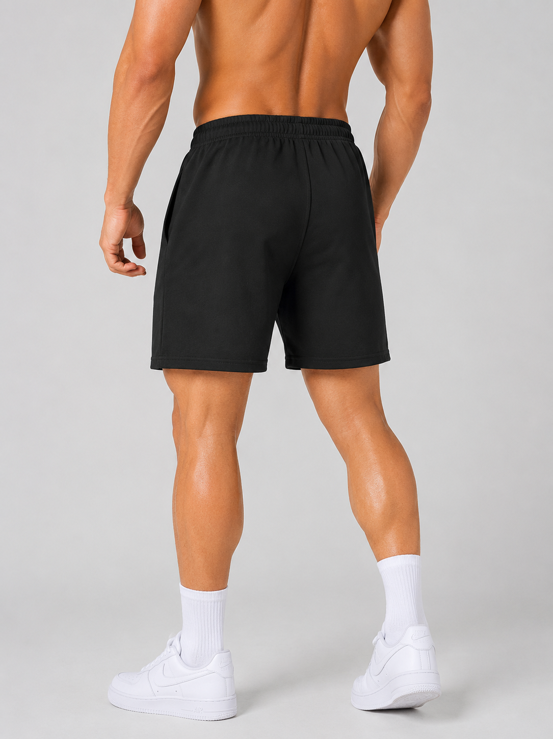 UNISEX EARTH TONE LOOSE FIT COTTON SHORTS