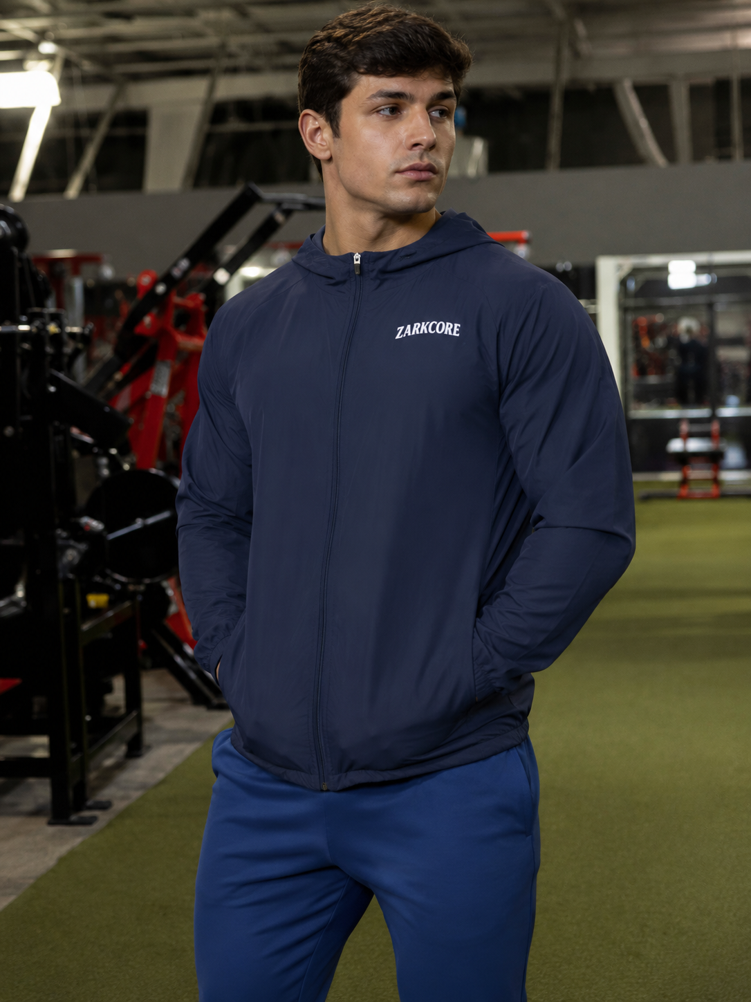 SOFT HOODED SPORTS JACKET