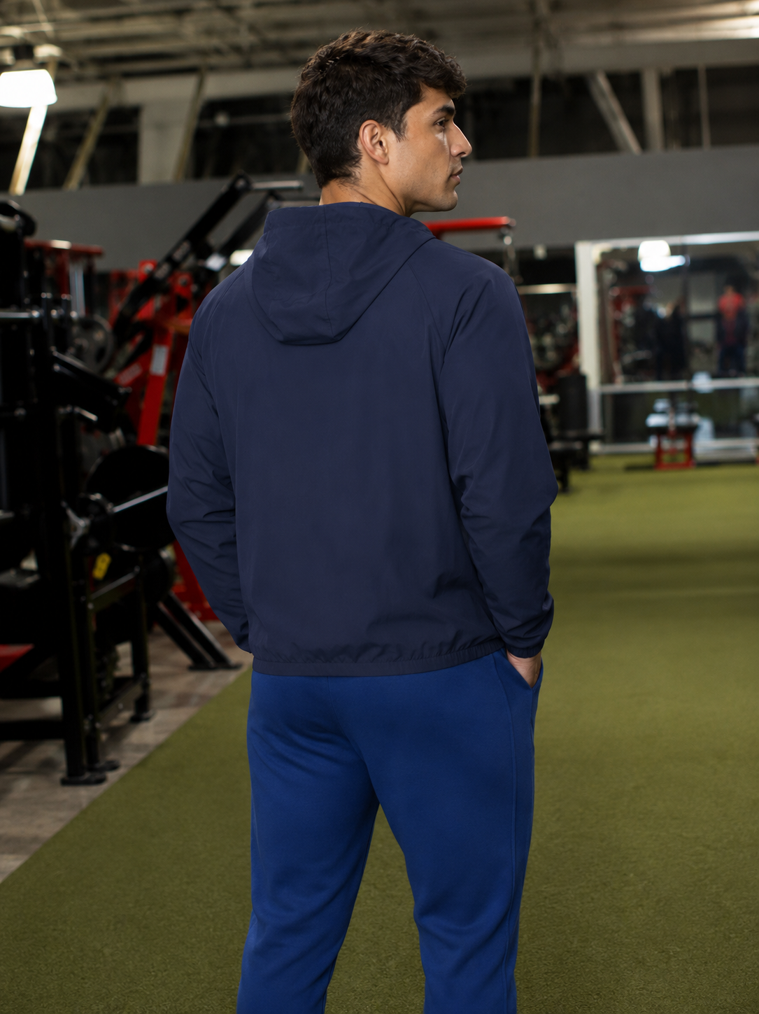 SOFT HOODED SPORTS JACKET