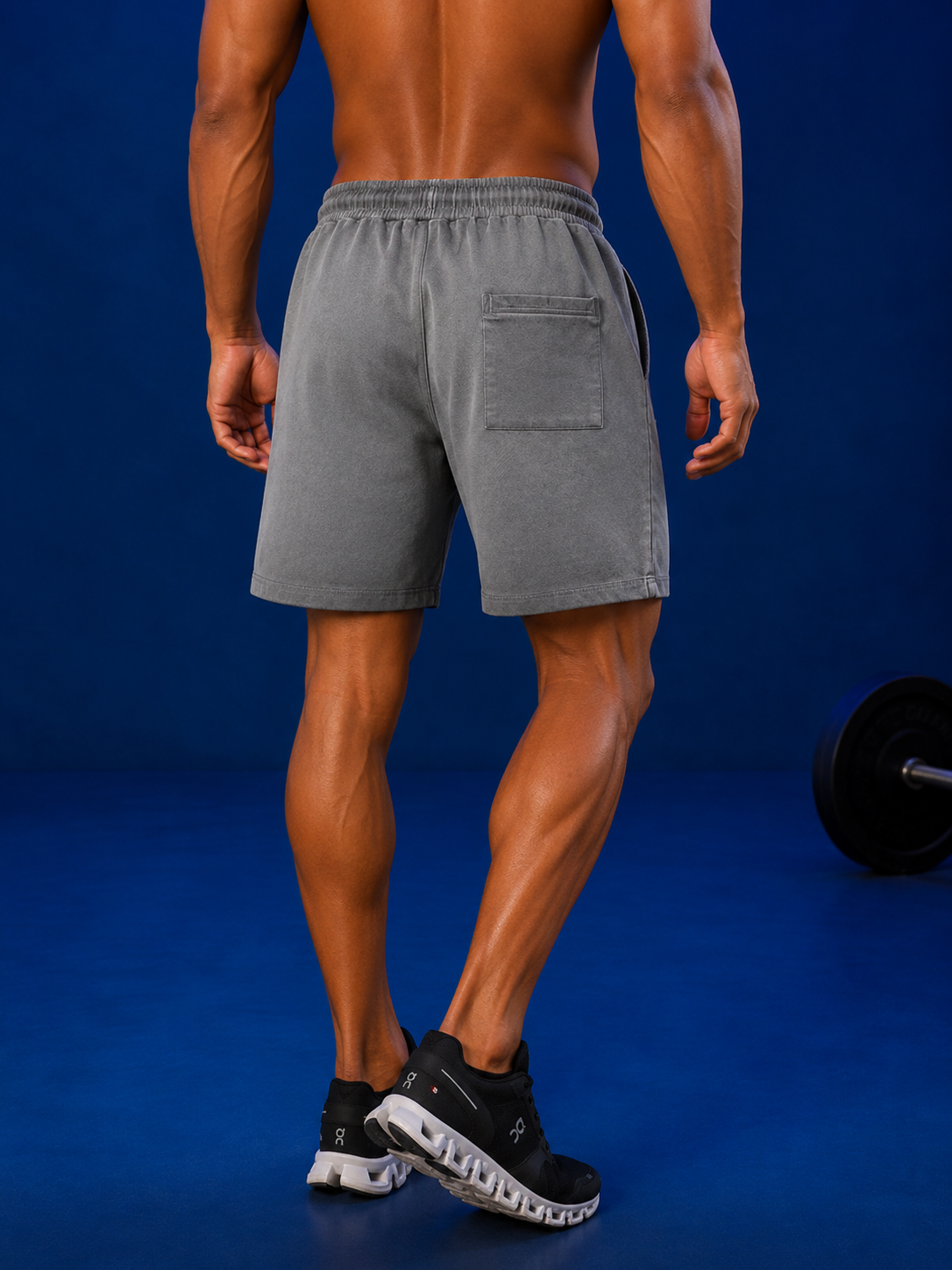 REVERSE DYED SWEATSHORTS
