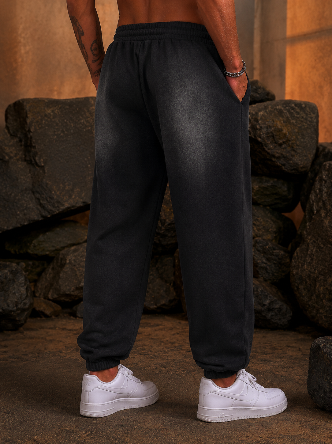 VINTAGE WASHED FLEECE JOGGER SWEATPANTS