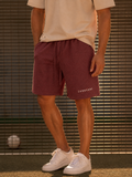 MINERAL WASH WAFFLE KNIT SHORTS