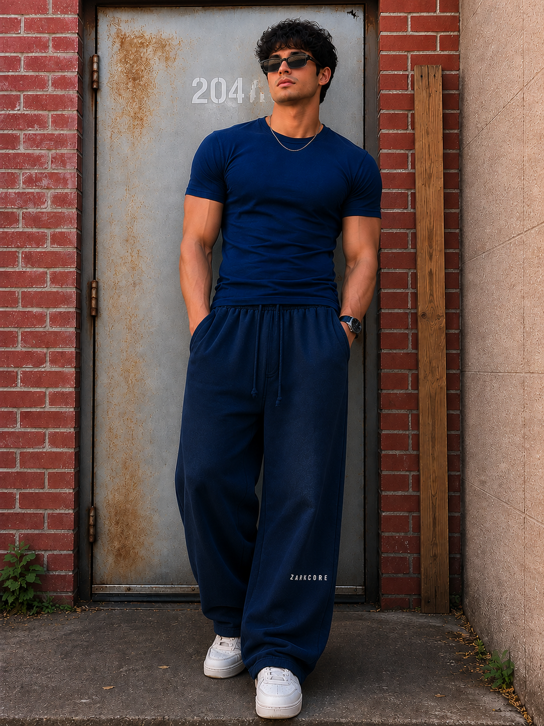 SUNFADE LOOSE FIT COTTON SWEATPANTS