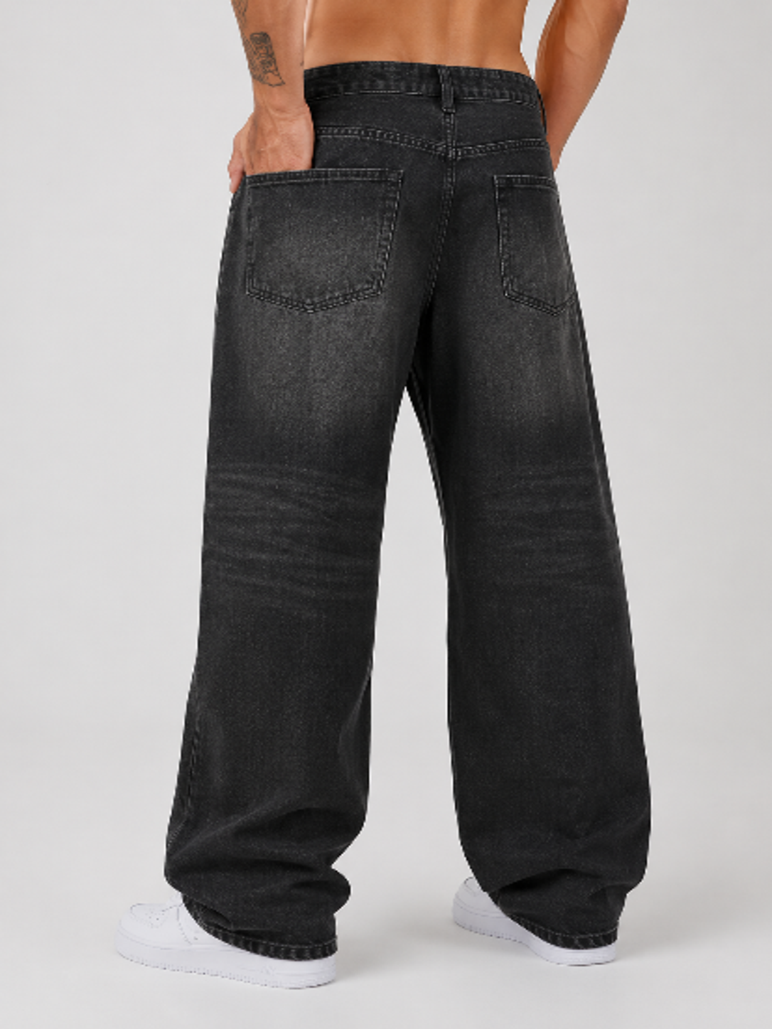 VINTAGE WASH HEAVYWEIGHT DENIM JEANS